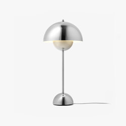Flowerpot VP3 Polished Stainless Steel | Table lights | &TRADITION