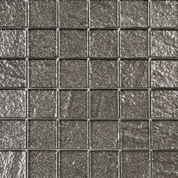 Glass silver net 50 | Glass tiles | ALEA Experience