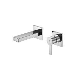 120 1804 3 Wall mounted single lever basin mixer (Finish set) | Wash basin taps | Steinberg