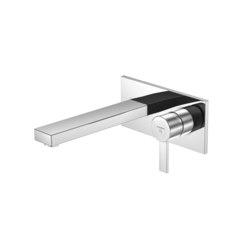 120 1864 3 Wall mounted single lever basin mixer (Finish set) | Grifería para lavabos | Steinberg
