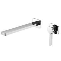 230 1824 3 Wall mounted single lever basin mixer (Finish set) | Wash basin taps | Steinberg