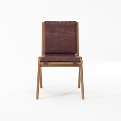 Tribute CHAIR with LEATHER Dark Brownie | Chaises | Karpenter