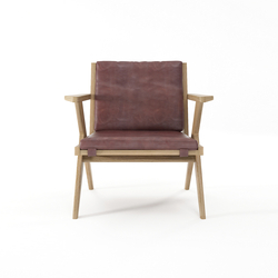 Tribute EASY CHAIR with LEATHER Dark Brownie | Sillones | Karpenter