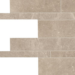 Groove Nude Beige Listelli sfalsati | Ceramic tiles | EMILGROUP