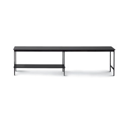 Capilano Small Table 187,5x30 - Version with Fondovalle Lava Top | Coffee tables | ARFLEX