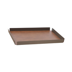 Tray Square L | bronze | Living room / Office accessories | LINDDNA