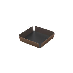 Tray Square Mini | bronze | Living room / Office accessories | LINDDNA