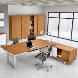 Archimede desk with service unit |  | ALEA