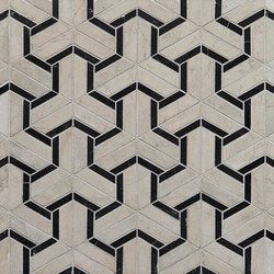 Art Deco Maze | Natural stone tiles | Claybrook Interiors Ltd.