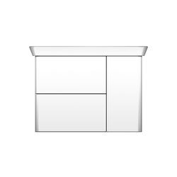 Iveo | Ceramic washbasin incl. vanity unit | Vanity units | burgbad