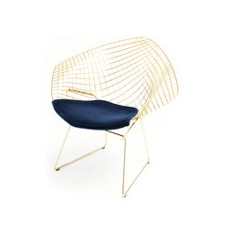 Bertoia Diamond Chair - Gold | Sillones | Knoll International
