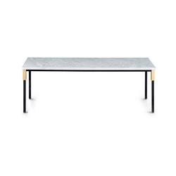 Match Small Table - Version with Carrara Marble Top | Tables basses | ARFLEX