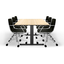 LO Extend Meeting table with fixed hight | Objekttische | Lista Office LO