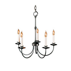 Simple Lines 5 Arm Chandelier | Chandeliers | Hubbardton Forge