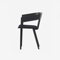 Odin Chair - Black Upholstered | Sedie | Resident