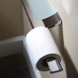 Cinu Toilet Tissue Holder with Glass Shelf | Bathroom accessories | Ginger