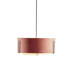 Exos Double Shade Pendant | Suspended lights | Hubbardton Forge