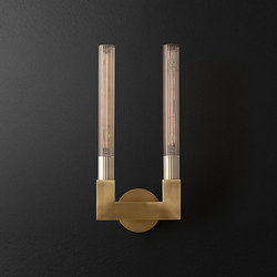Cannele Double Sconce | Wall lights | RH Contract