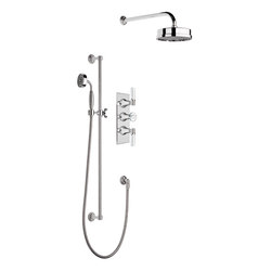 Style Moderne concealed shower trim set | Shower controls | Samuel Heath