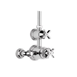 Style Moderne Exposed 12 thermostatic shower set with cross top control