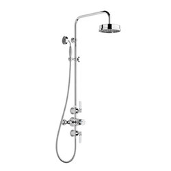 Style Moderne Luxe exposed 1/2" thermostatic shower set | Shower controls | Samuel Heath