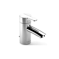 Xenon single lever basin mixer with pop-up waste