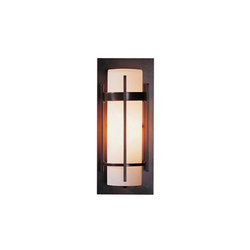 Banded Small Outdoor Sconce