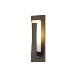 Forged Vertical Bars Small Outdoor Sconce