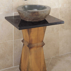 Madera Pedestal | Wash basins | Stone Forest