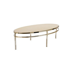 Saratoga Coffee Table | Tabletop oval | Powell & Bonnell