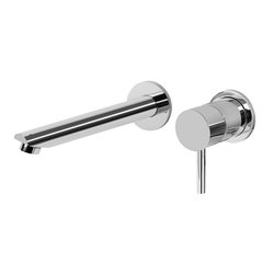 M.E. 25 - Wall-mounted basin mixer with 19,1cm spout - exposed parts | Wash basin taps | Graff