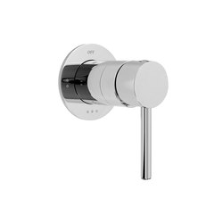M.E. 25 - 1/2" concealed 4-way diverter - exposed parts | Shower controls | Graff