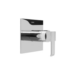 Qubic - 1/2" concealed thermostatic valve - exposed parts | Shower controls | Graff