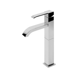 Qubic - Single lever basin mixer high - 12cm spout | Wash basin taps | Graff