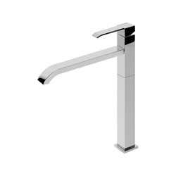 Qubic - Single lever basin mixer high - 21cm spout | Grifería para lavabos | Graff