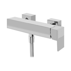 Solar - Wall-mounted shower mixer with handshower set | Shower controls | Graff