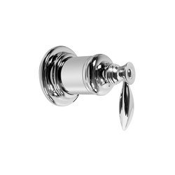 Topaz - 3/4" concealed cut-off valve - exposed parts | Shower controls | Graff