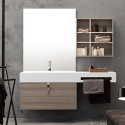 Byte 2.0 | Composizione 04 | Bath shelving | Mastella Design