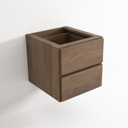 Move hanging cabinet 2 drawers | Bathroom furniture | Idi Studio