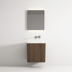Root hanging cabinet 4 racks integrated washbasin | Vanity units | Idi Studio