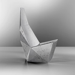 QTZ Concrete Edition | without armrests | IVANKA