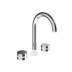 Beauty - Beauty chrome 3 holes tap with waste pipe included | Wash basin taps | Olympia Ceramica
