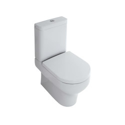 Clear - Water closet pan with cistern bottom water entrance