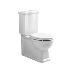 Impero Style - Close coupled cistern with bottom inlet | WC | Olympia Ceramica