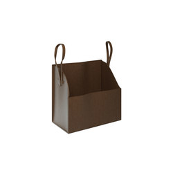 My Bag - Borsetta porta oggetti con gancio my.bag in pelle | Mensole / supporti mensole | Olympia Ceramica