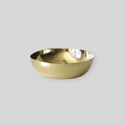 Wide Bowl | Vegetable Brass | Dining-table accessories | Tina Frey Designs