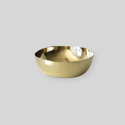 Wide Bowl | Cereal Brass | Dining-table accessories | Tina Frey Designs