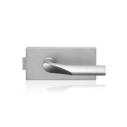 Entero Lock For Glass | Lever handles for glass doors | M&T Manufacture