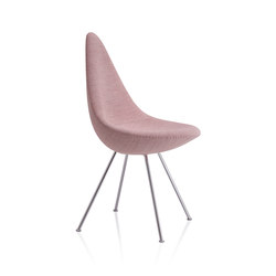 Drop™ | Chair | 3110 | fully upholstered | Chrome base | Stühle | Fritz Hansen