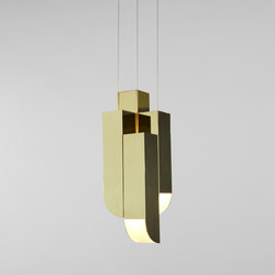 Cora Pendant - 4 Lights (Polished brass) | Suspensions | Roll & Hill
